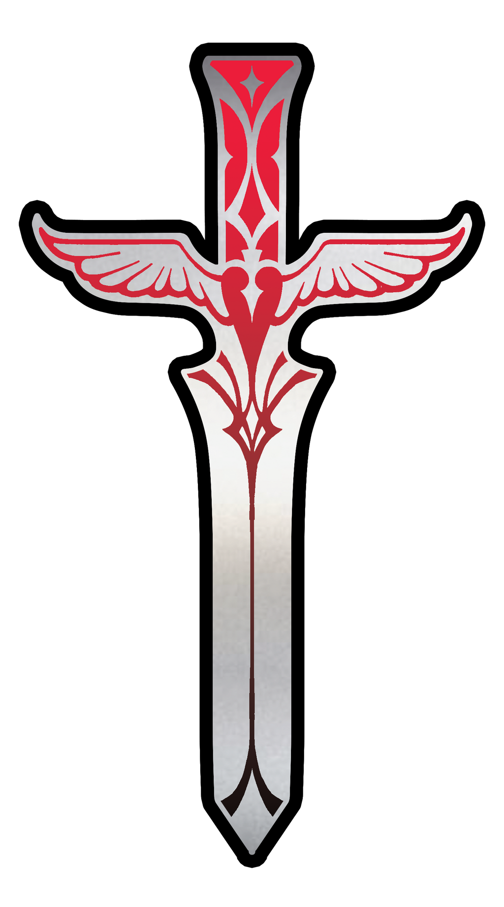 Dagger ⟡ Metallic Sticker