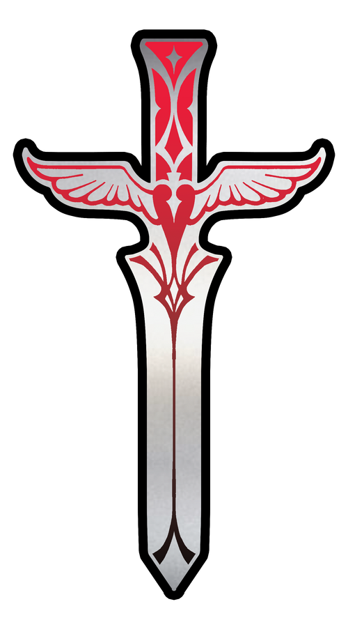 Dagger ⟡ Metallic Sticker