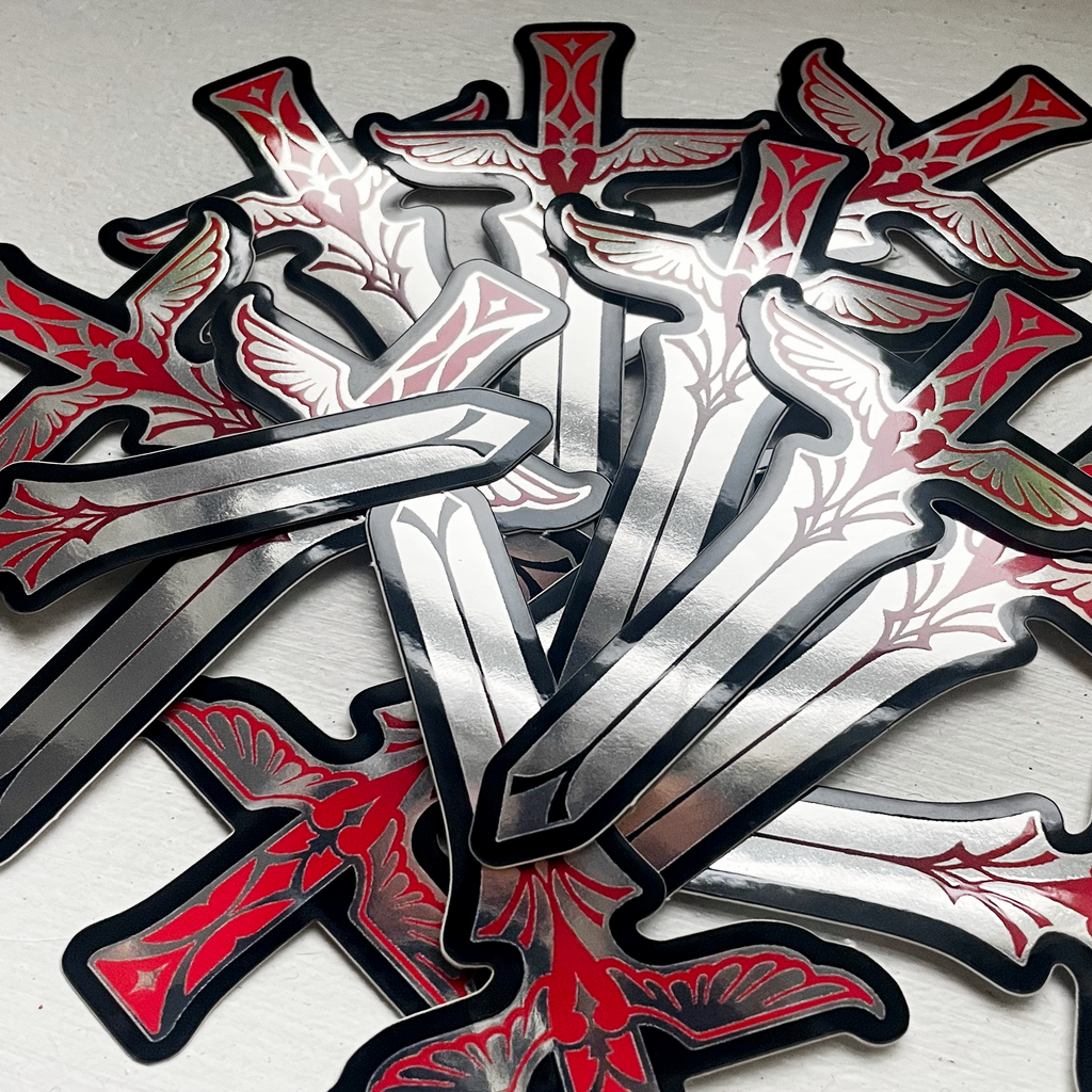 Dagger ⟡ Metallic Sticker